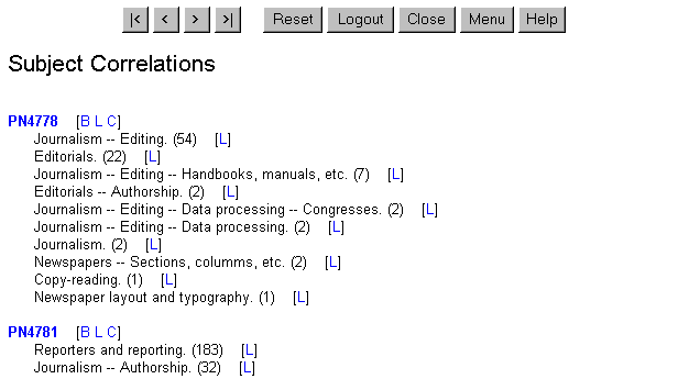 Subject Correlations for PN4778